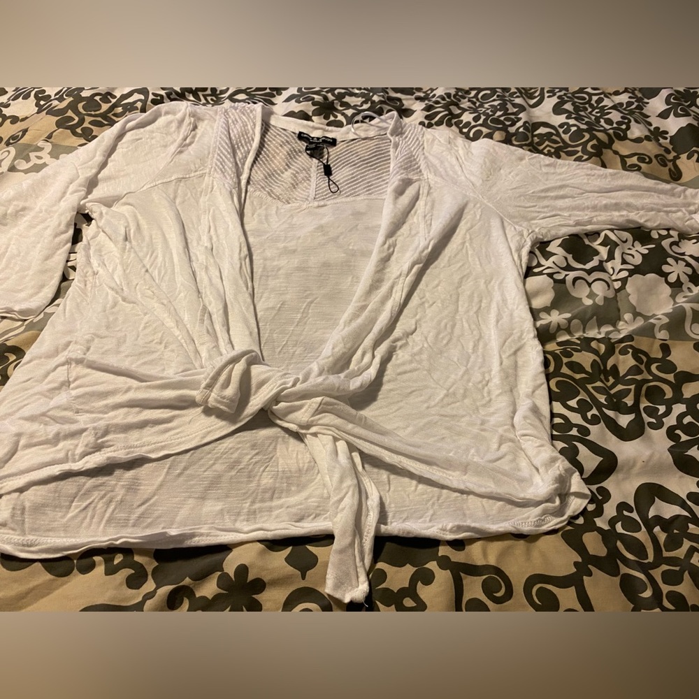 Cable & Gauge open front fly away cardigan